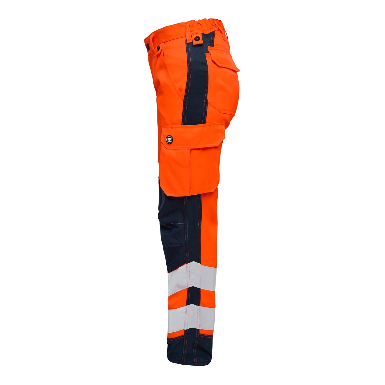 ENGEL Safety Light Damenhose in Orange/Blue ink, Größe 48