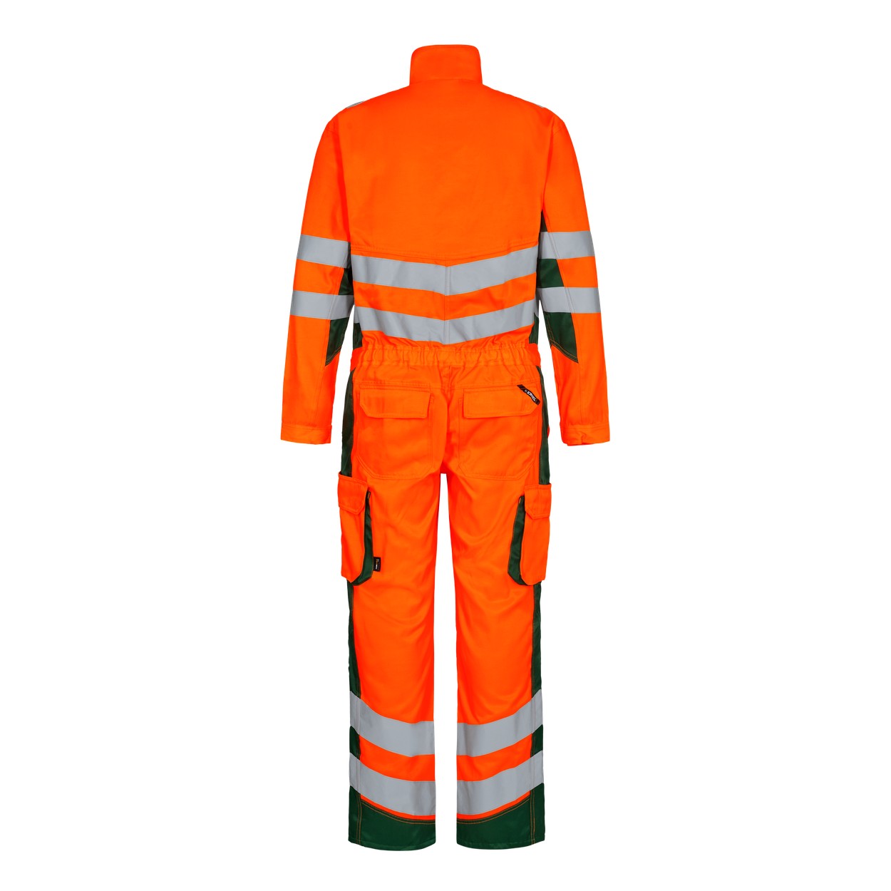 ENGEL Safety Light Overall in Orange/Grün, Größe XS