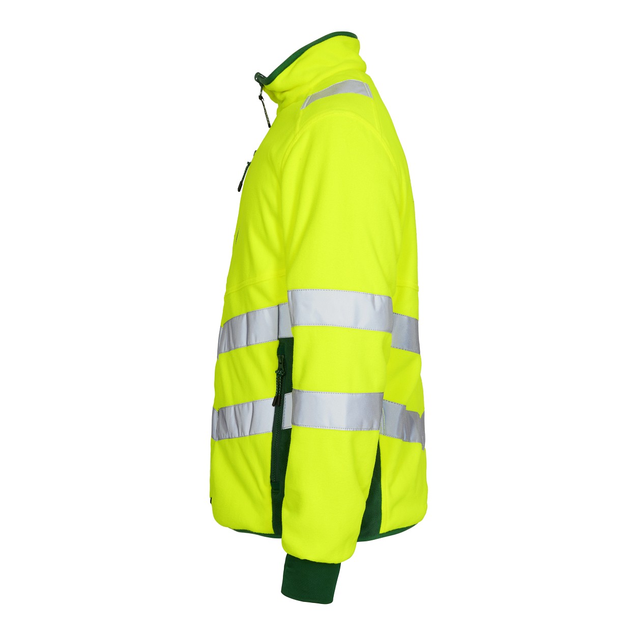 ENGEL Safety Fleecejacke in Gelb/Grün, Größe XS