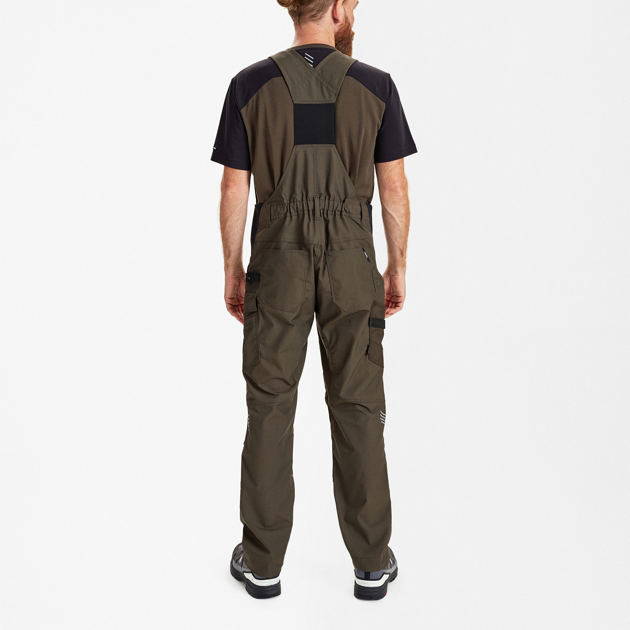 ENGEL Entire Latzhose mit Stretch in Forest Green, Größe 26