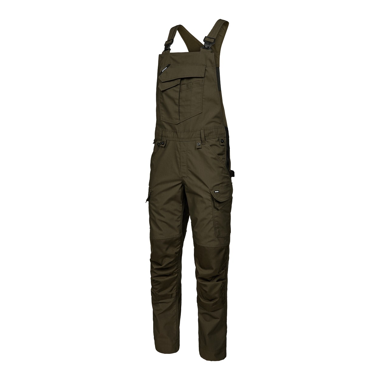 ENGEL Entire Latzhose mit Stretch in Forest Green, Größe 26