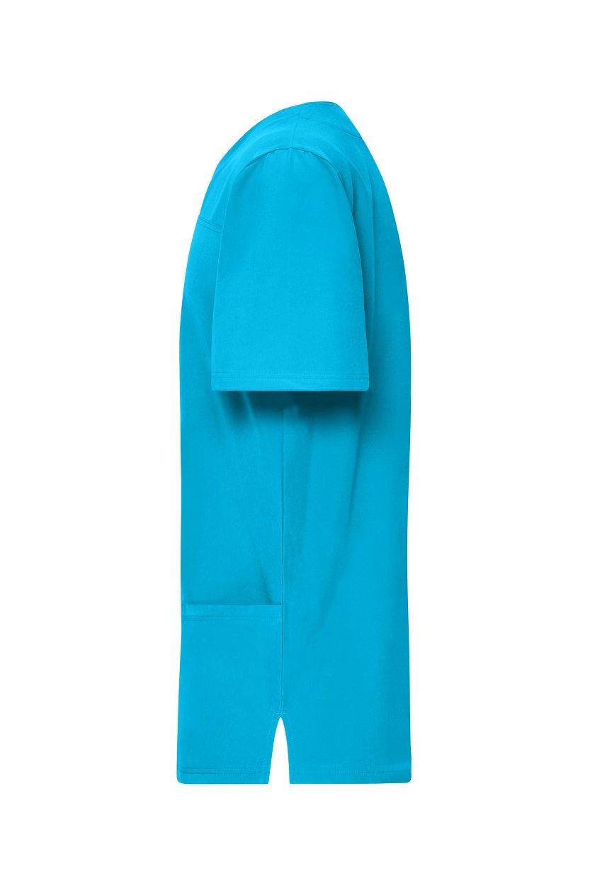 Men's Stretch-Kasack "JN3104" in Turquoise, Größe 4XL - Daiber