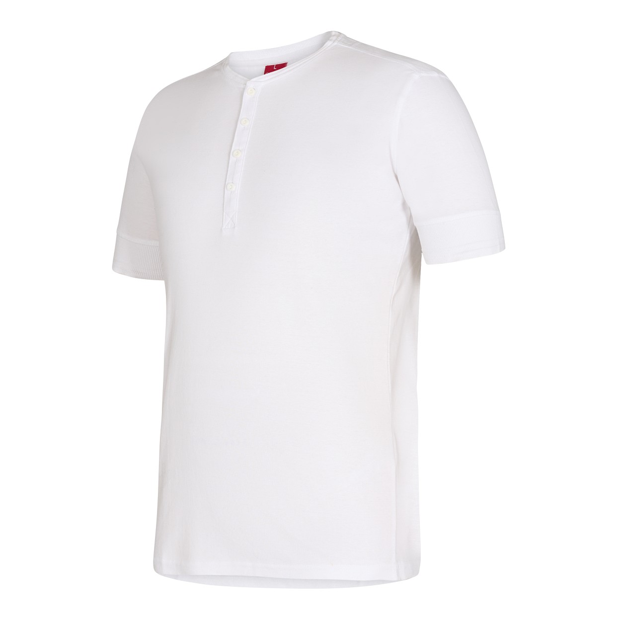 ENGEL Extend Grandad T-Shirt in Weiss, Größe XS