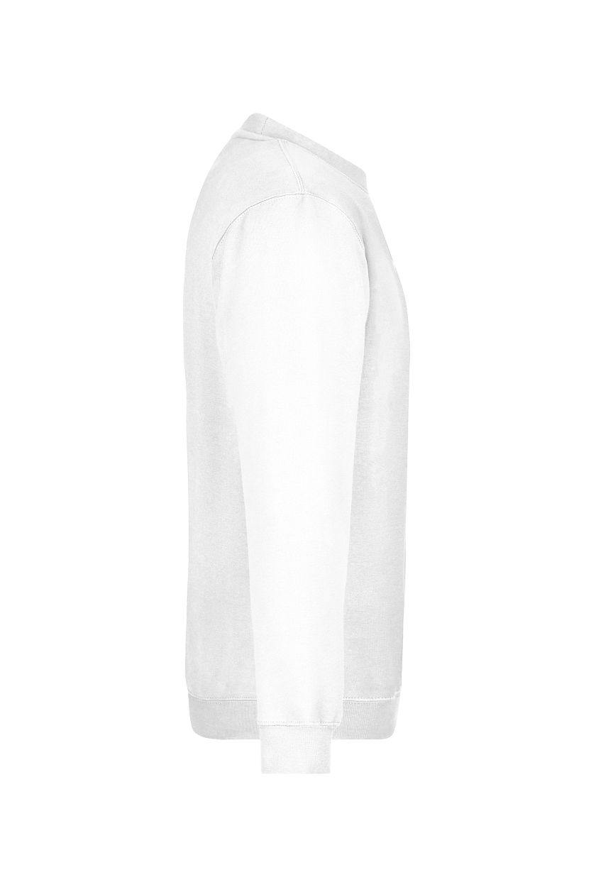 Round-Sweat Heavy "JN040" in White, Größe 5XL - Daiber