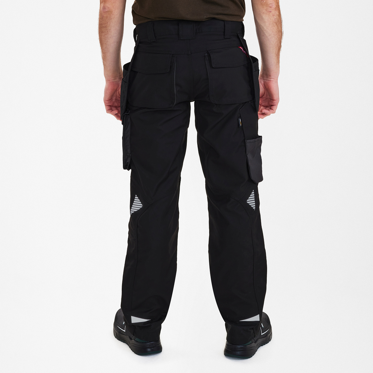 ENGEL Galaxy Arbeitshose mit Holstertaschen in Schwarz/Anthrazit Grau, Größe 106