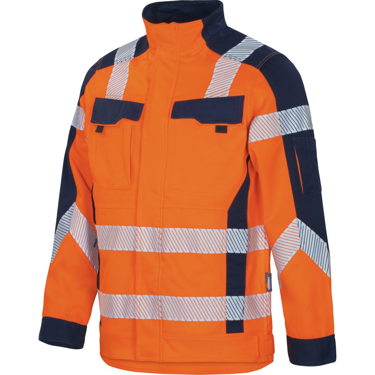 Jacke Flex-HiVis leuchtorange-marine von Vizwell