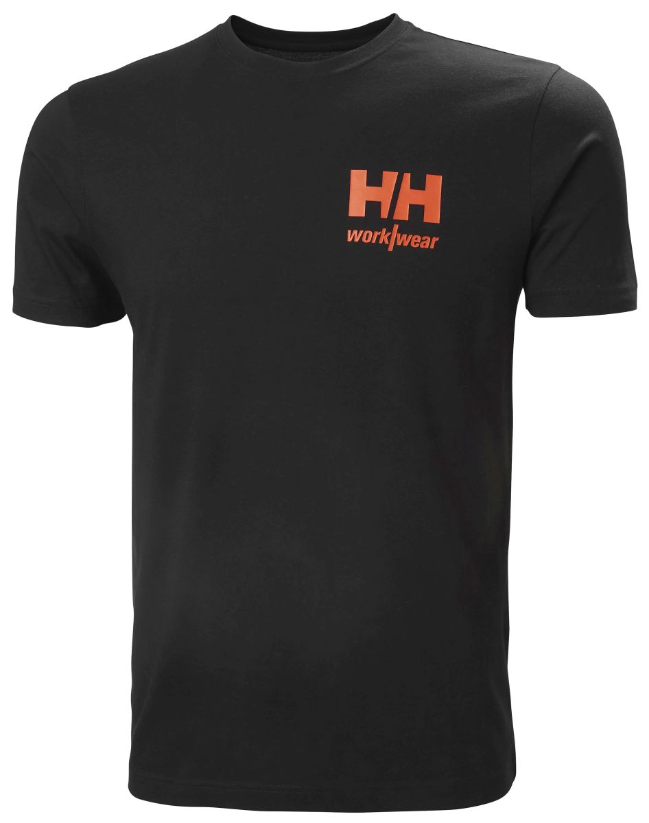 T-Shirt Logo in Black, Gr. 4XL von Helly Hansen Workwear
