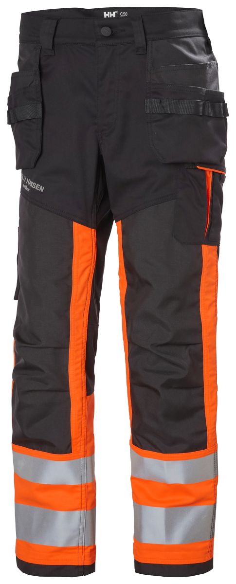 Hi-Vis Handwerkshose Klasse 1 Alna 2.0 in Orange, Gr. 112 von Helly Hansen Workwear