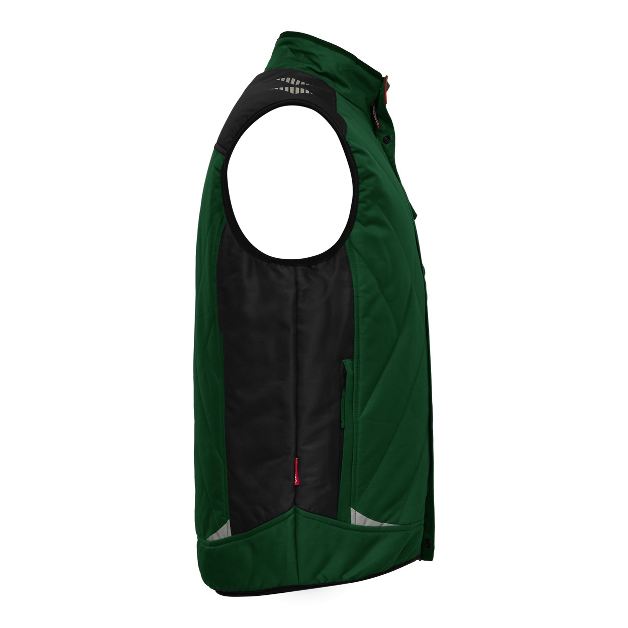 ENGEL Galaxy Stepp-Winterweste in Grün/Schwarz, Größe XS