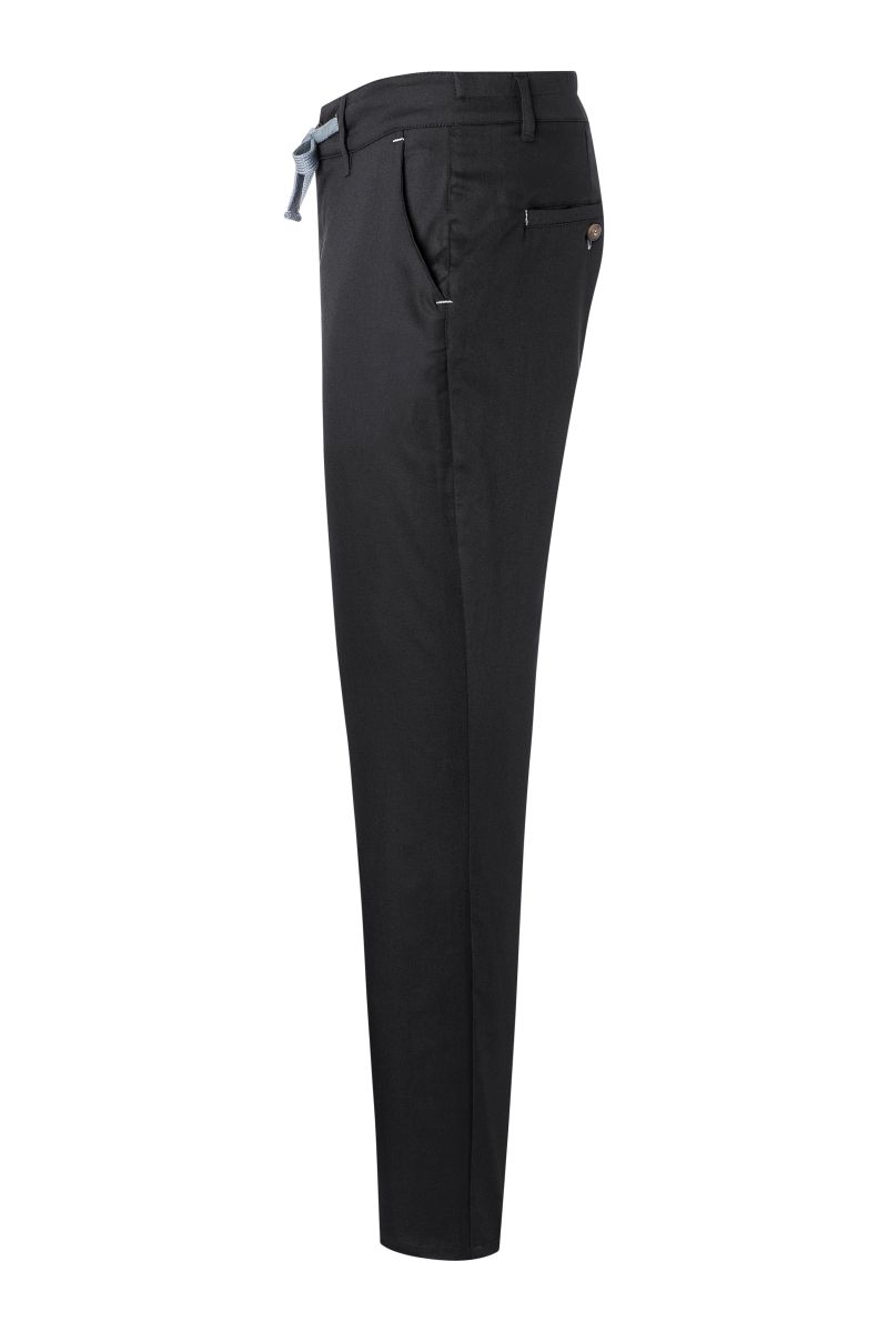 Herren Chinohose Modern-Stretch Größe 64 in Schwarz von Karlowsky