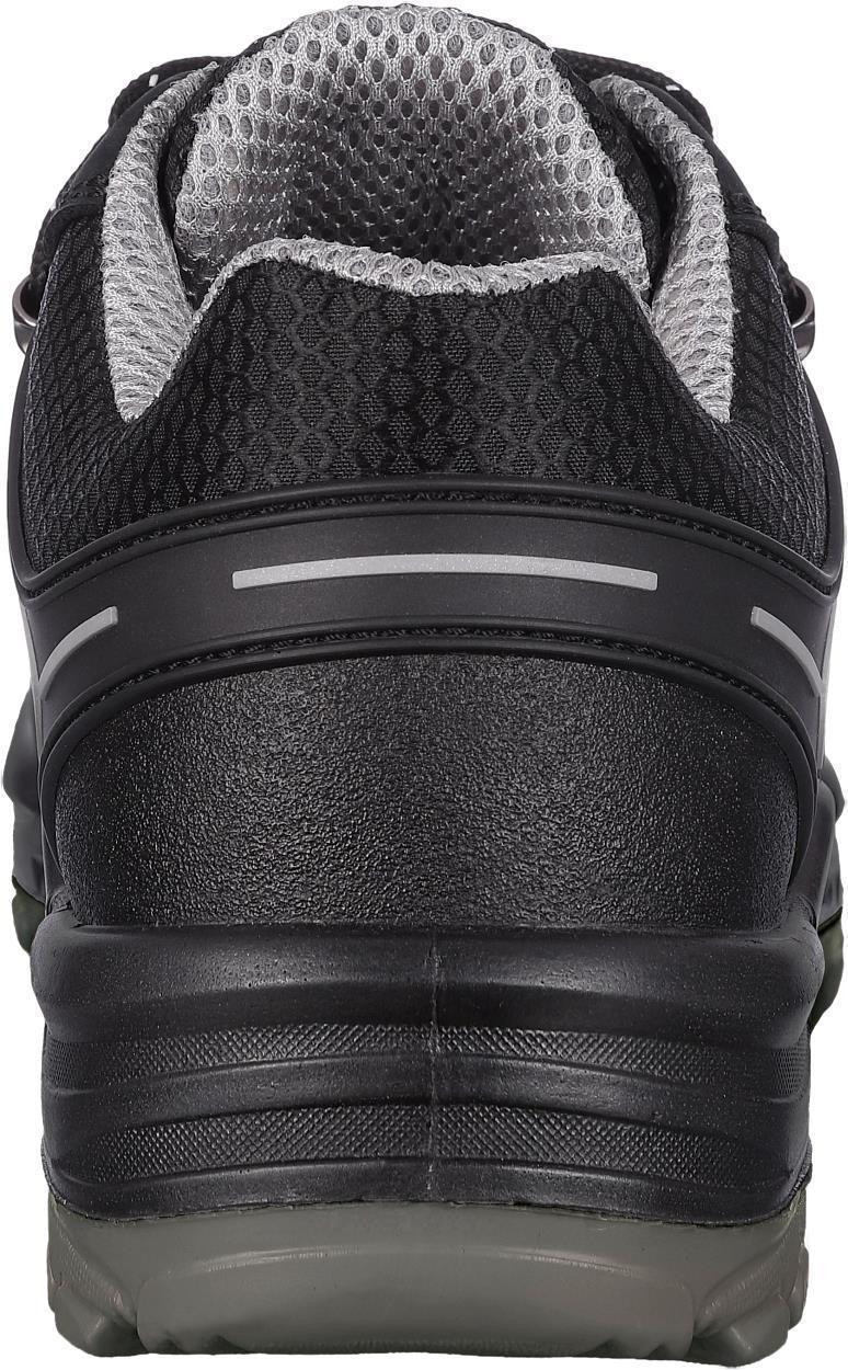 Halbschuh L3122 Leipzig in Schwarz/Grau, Gr. 48 von Leibwächter