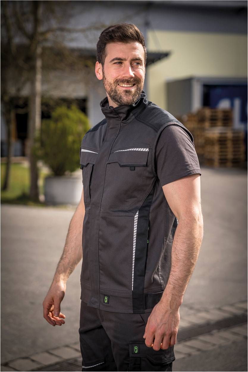 Weste FLEXV28 Flex Line in Anthrazit/Schwarz, Gr. 3XL von Leibwächter Weste FLEXV28 Flex Line in Anthrazit/Schwarz, Gr. 2XL von Leibwächter