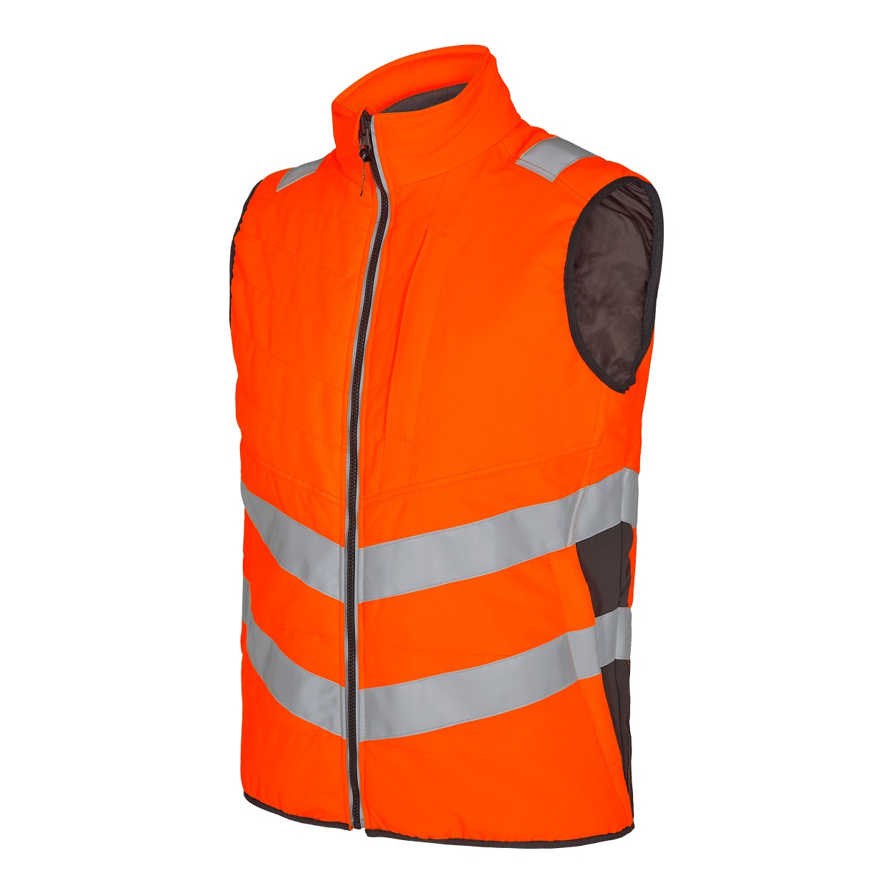 ENGEL Safety Stepp-Innenweste in Orange/Anthrazit Grau, Größe XS