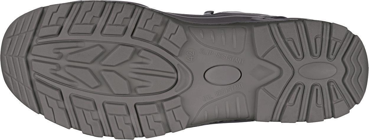 Stiefel niedrig L6124 Paris in Grau/Schwarz, Gr. 47 von Leibwächter