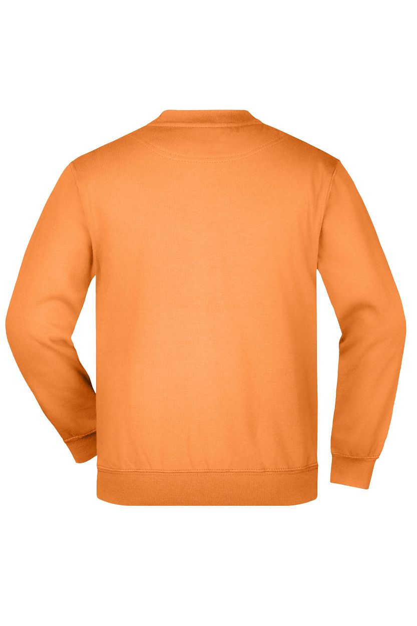 Round-Sweat Heavy Junior "JN040K" in Orange, Größe 2XL - Daiber