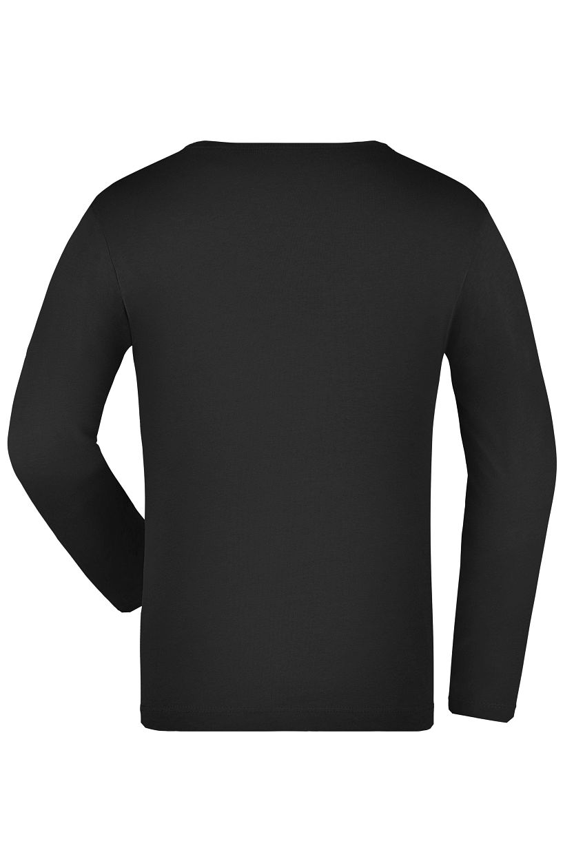 Junior Shirt Long-Sleeved Medium "JN913K" in Black, Größe 2XL - Daiber