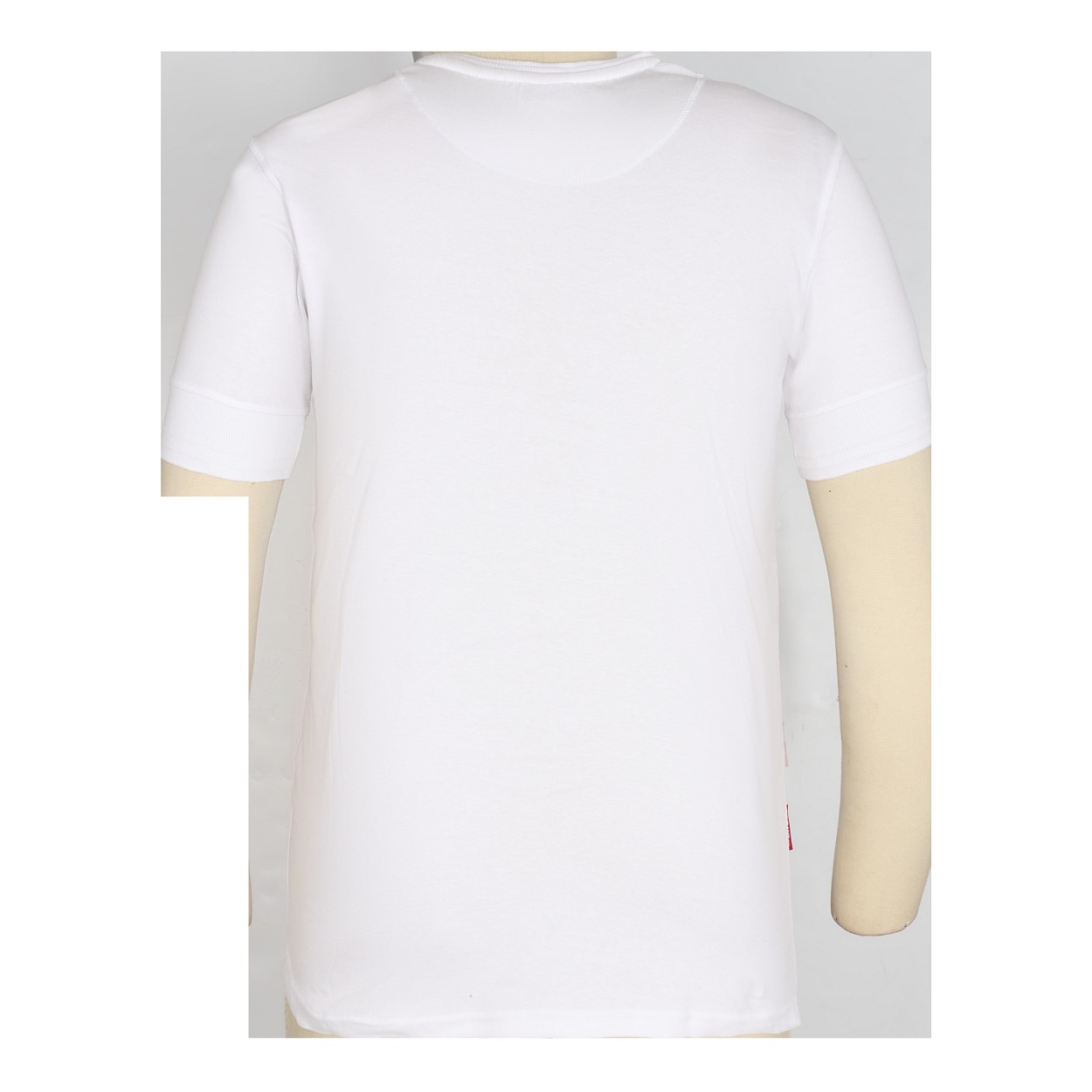 ENGEL Extend Grandad T-Shirt in Weiss, Größe 2XL