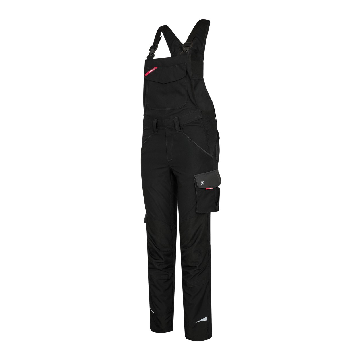 ENGEL Galaxy Damen Latzhose in Schwarz/Anthrazit Grau, Größe 48