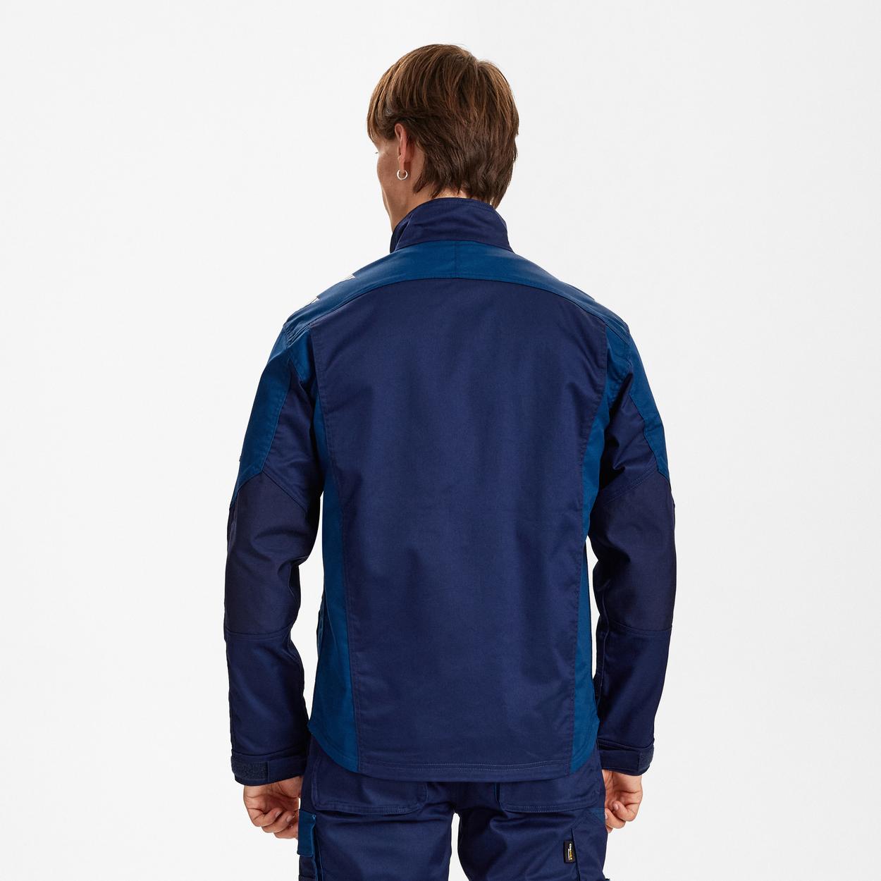 ENGEL Galaxy Arbeitsjacke mit 2-Wege-Stretch in Blue Ink/Dark Petrol, Größe XS