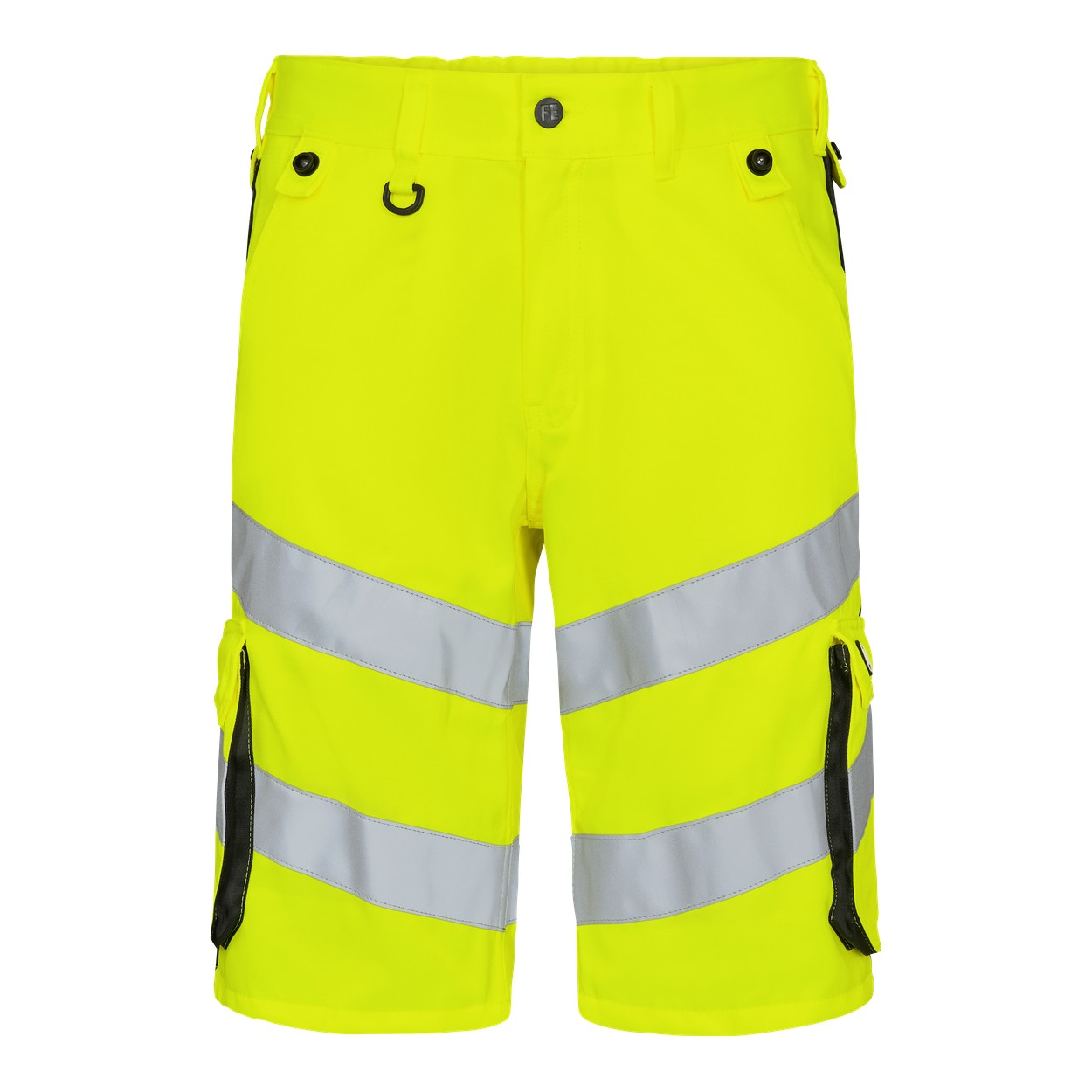 ENGEL Safety Light Arbeitsshorts in Gelb/Schwarz, Größe 54