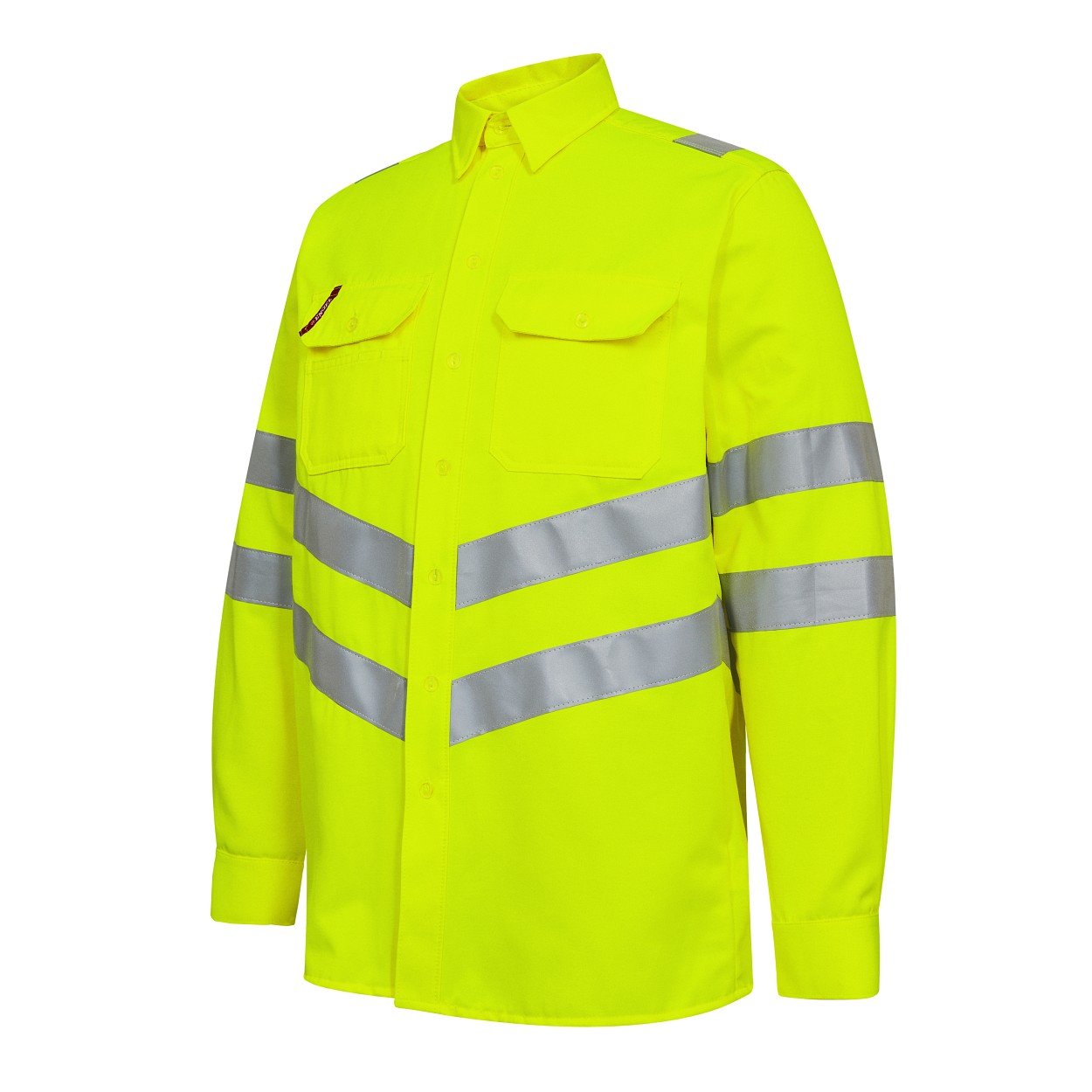 ENGEL Safety Hemd in Gelb, Größe 49/50