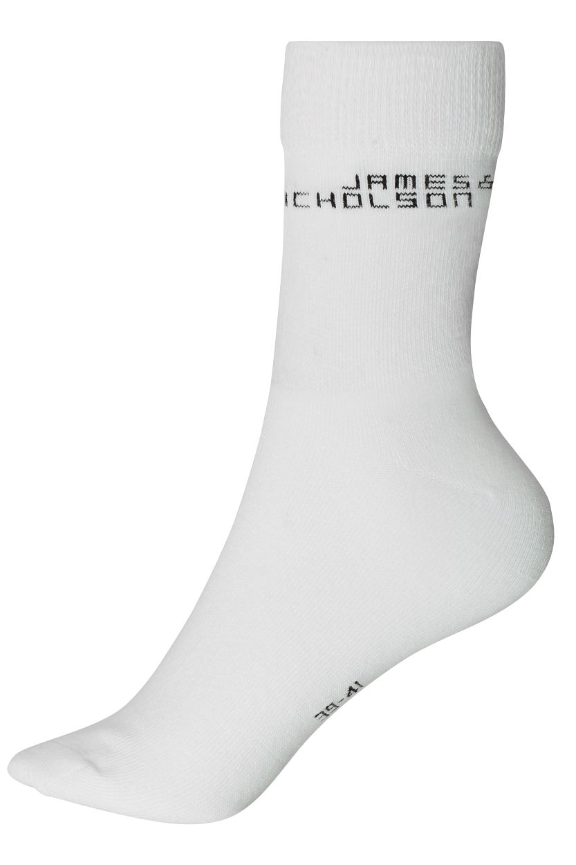 Bio Socks "8032" in White, Größe 45-47 - Daiber