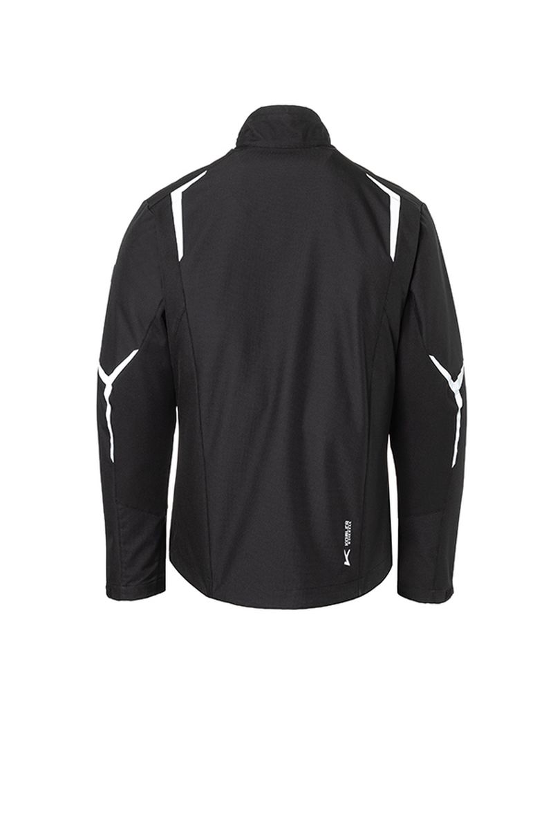 KÜBLER BODYFORCE Softshell Jacke KÜBLER BODYFORCE Softshell Jacke in Schwarz / Anthrazit, Größe 4XL