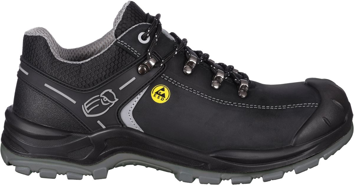 Halbschuh L3122 Leipzig in Schwarz/Grau, Gr. 48 von Leibwächter Halbschuh L3122 Leipzig in Schwarz/Grau, Gr. 48 von Leibwächter