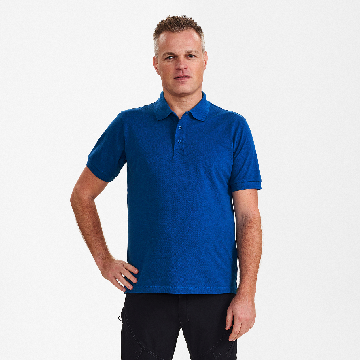 ENGEL Extend Poloshirt in Surfer Blue, Größe XS