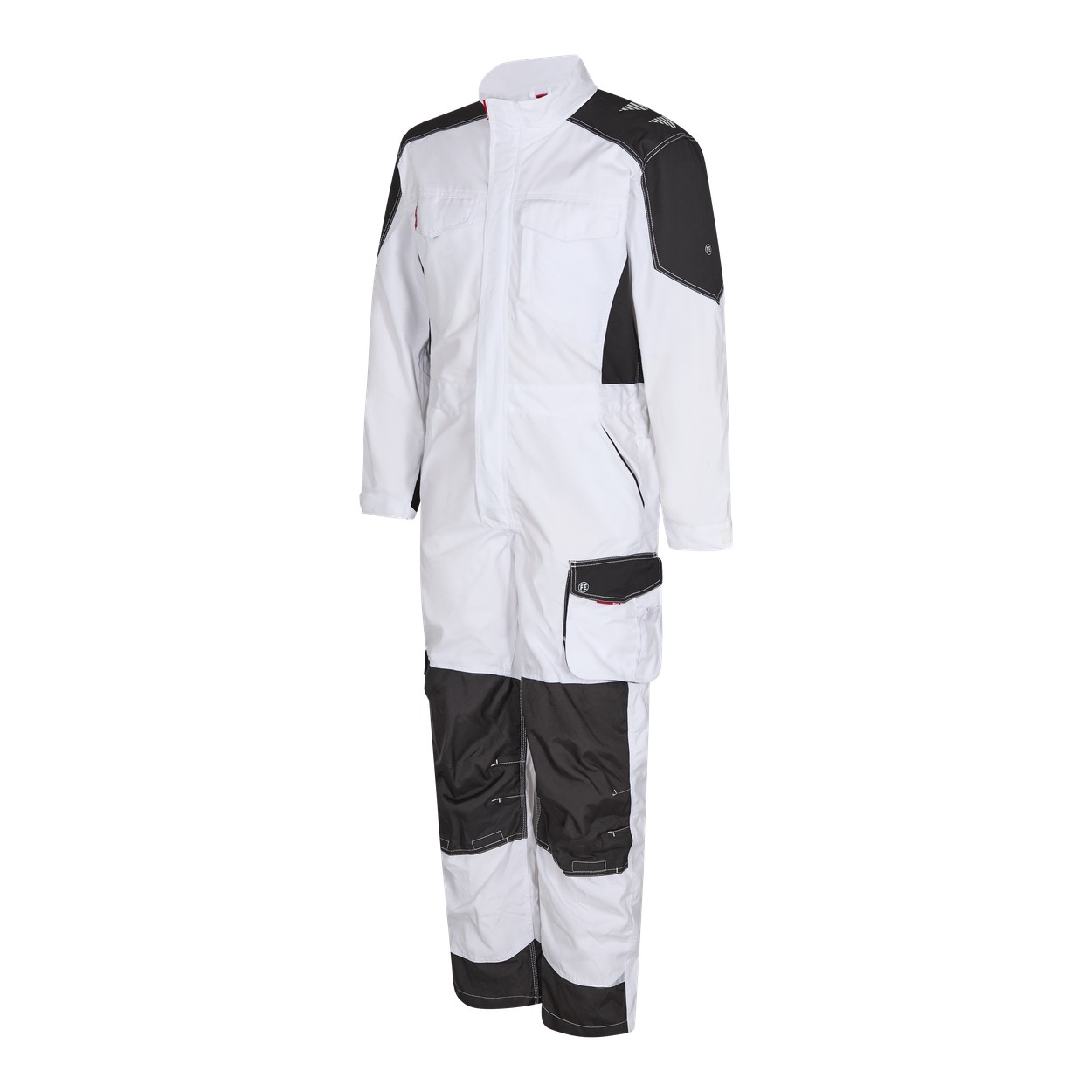 ENGEL Galaxy Overall in Weiss/Anthrazit Grau, Größe XS