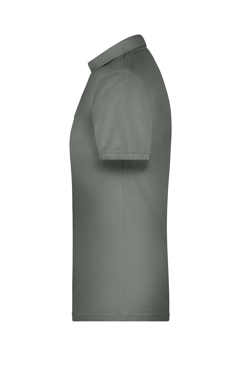 Men's ORGANIC Workwear Polo OCS Blended "JN874" in Dark-Grey, Größe 6XL - Daiber