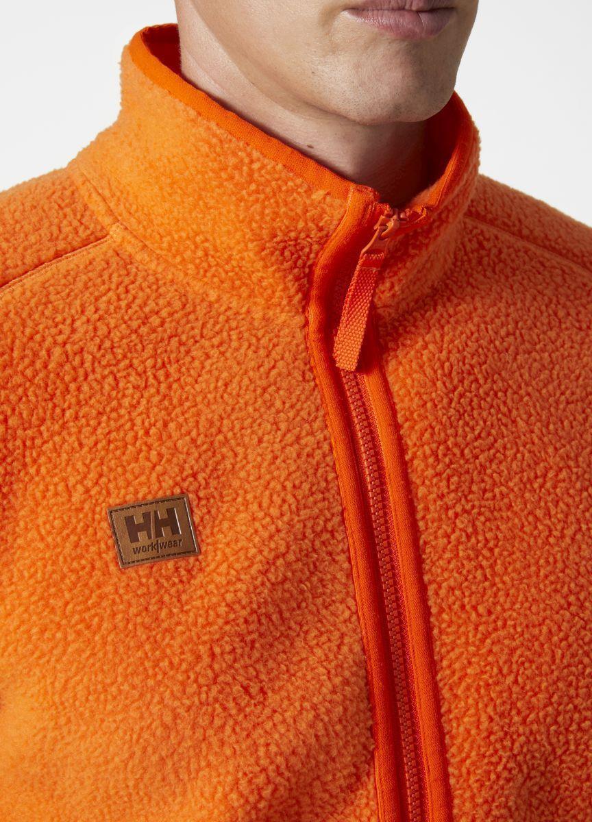 Pile Jacke Heritage in Dark Orange, Gr. 4XL von Helly Hansen Workwear