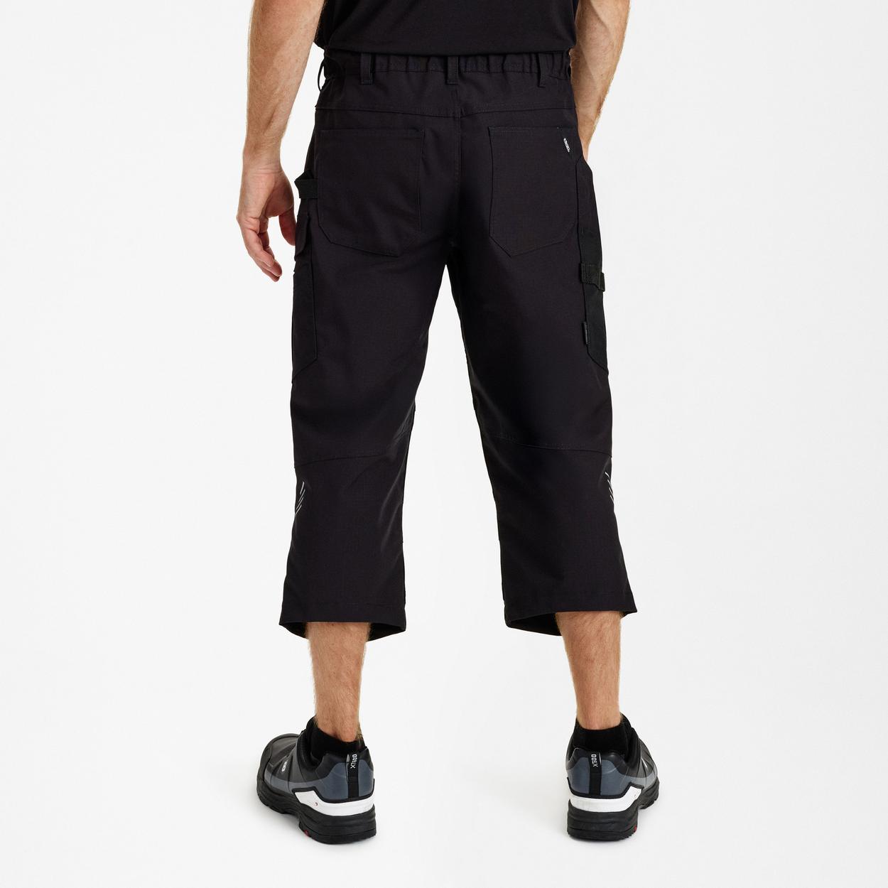 ENGEL Entire 3/4-Hose mit 2-Wege-Stretch in Schwarz, Größe 54