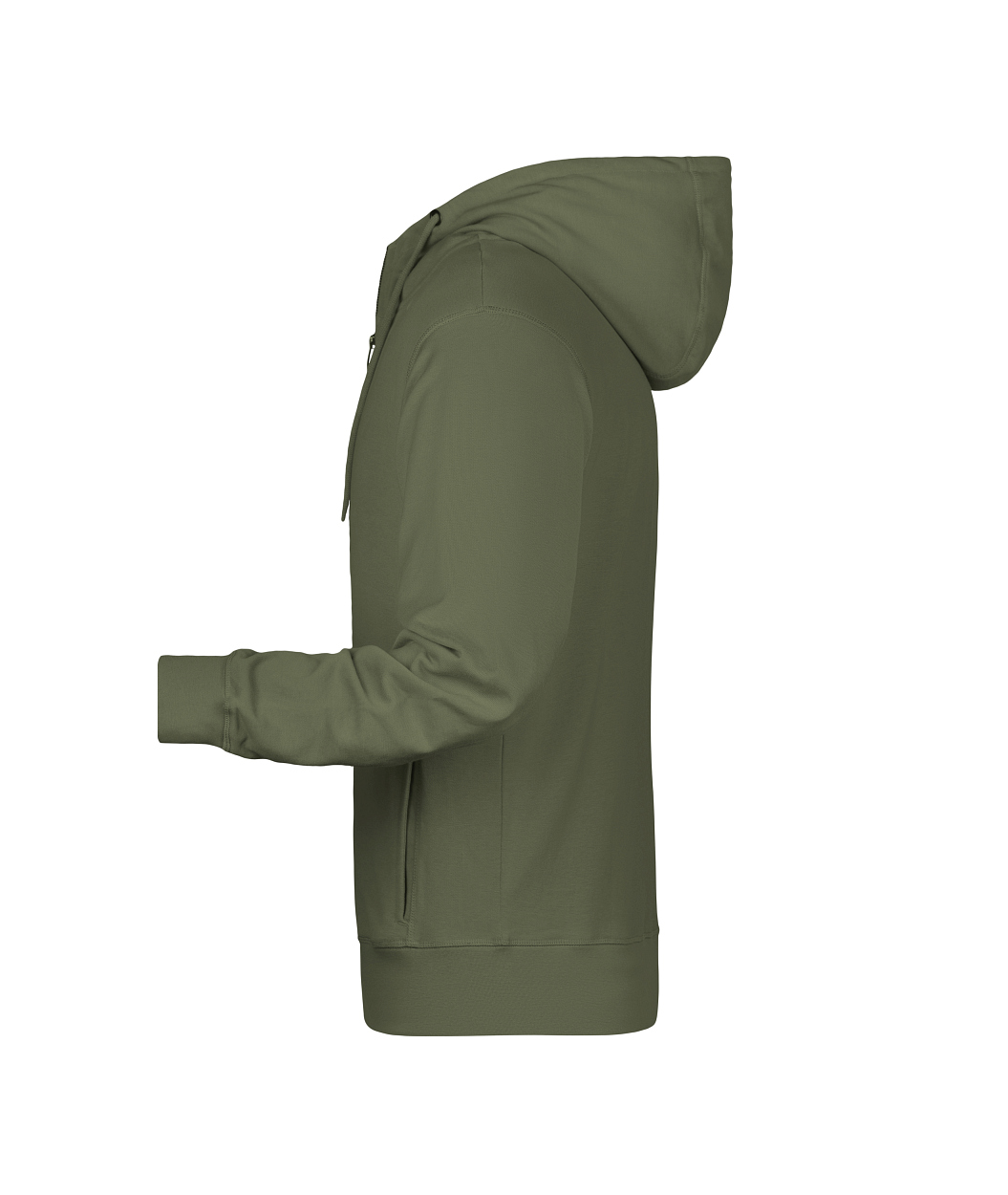 Men's Zip Hoody OCS Blended & RCS "8026" in Olive, Größe 5XL - Daiber
