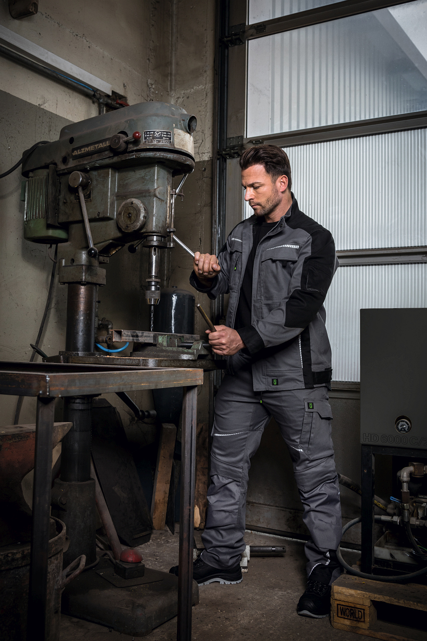 Bundjacke Flex Line Grau/Schwarz FLEXJ, Gr. 2XL von Leibwächter