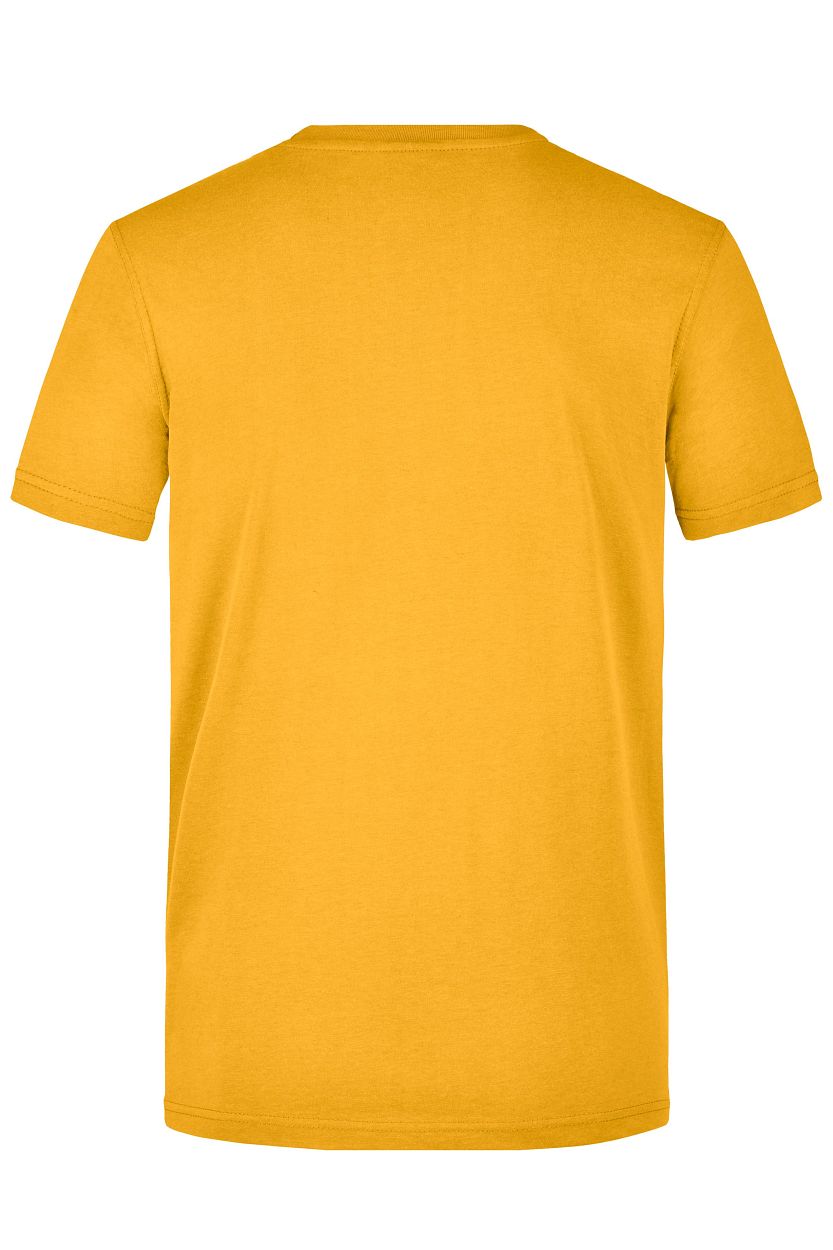 Men's Workwear T-Shirt "JN838" in Gold-Yellow, Größe 6XL - Daiber