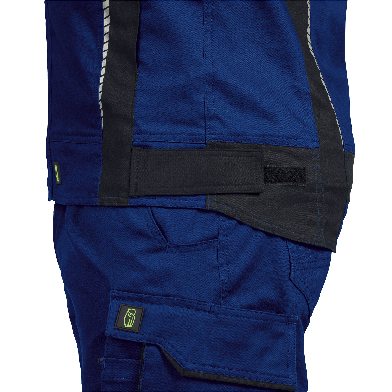 Weste Flex Line Kornblau/Schwarz FLEXV, Gr. 2XL von Leibwächter