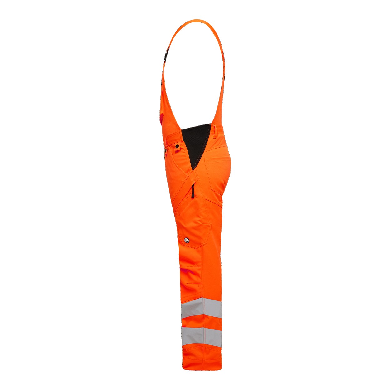 ENGEL Safety Latzhose mit 2-Wege-Stretch in Hi-vis Orange, Größe 26