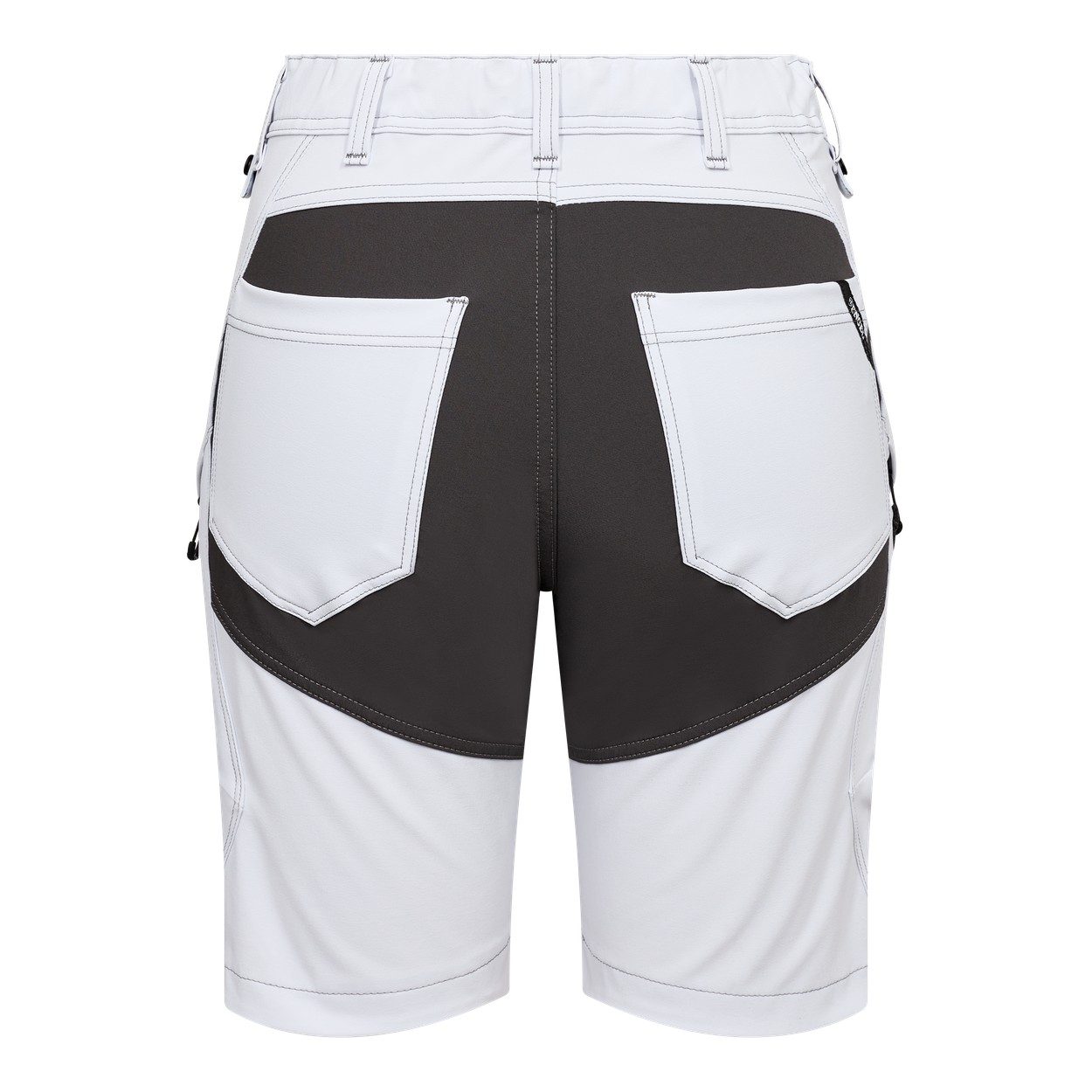ENGEL X-treme Damen Arbeitsshorts mit 4-Wege-Stretch in Weiss, Größe 48