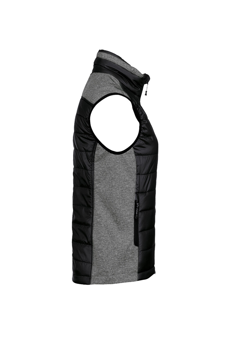 HAKRO 264 Damen Hybridweste Alabama in Schwarz, Größe 3XL