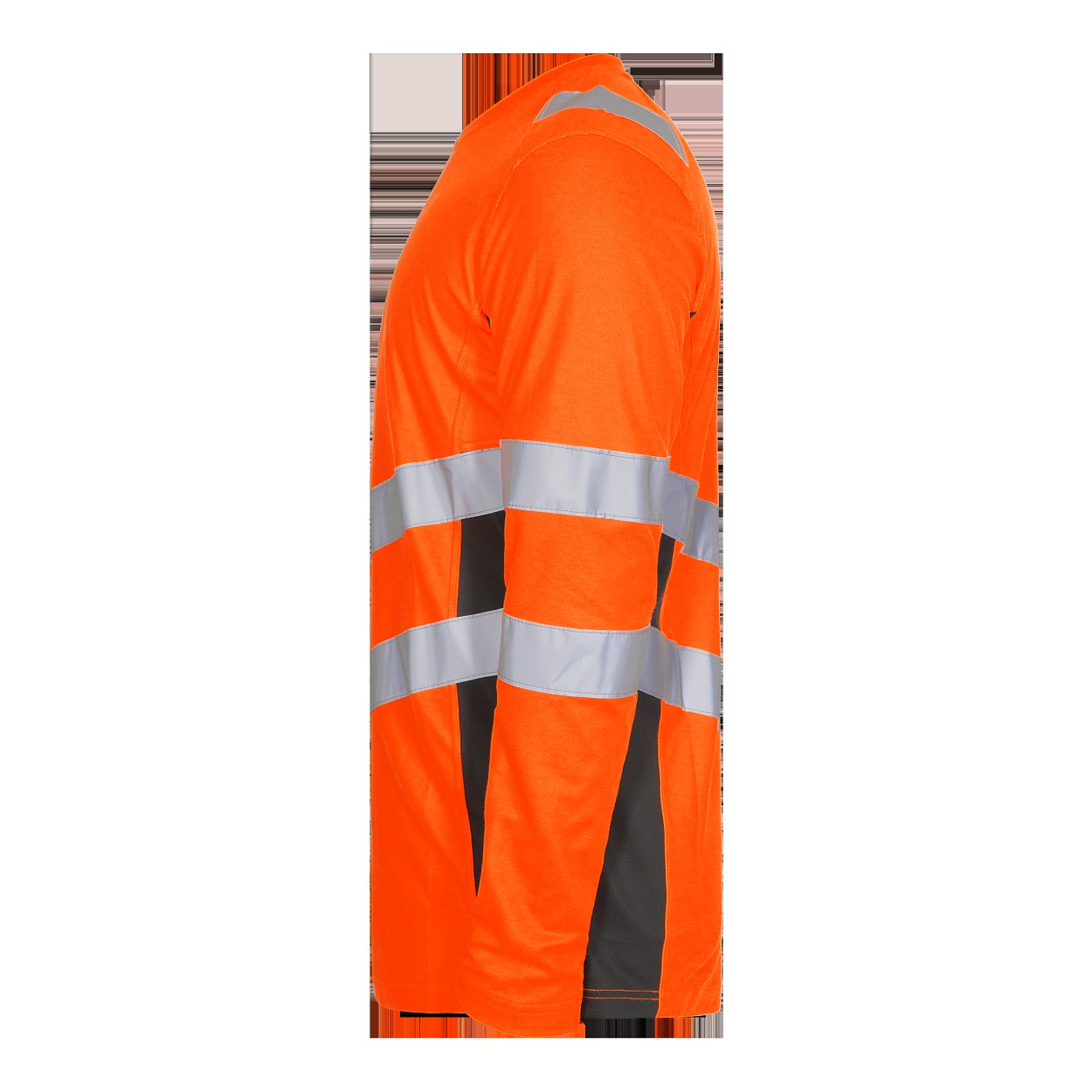 ENGEL Safety Langarm-Shirt in Orange/Anthrazit Grau, Größe XS