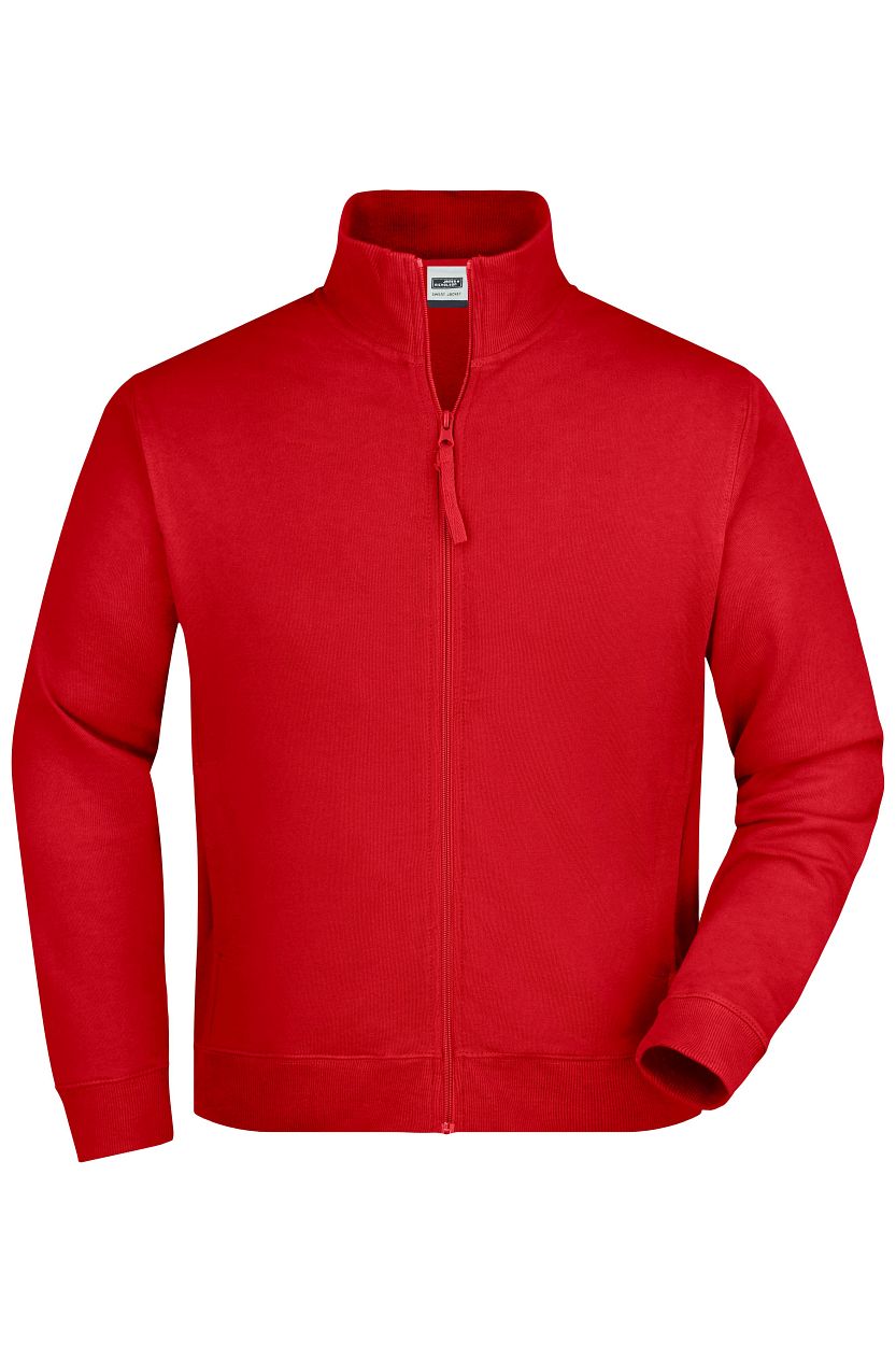 Sweat Jacket "JN058" in Red, Größe 3XL - Daiber