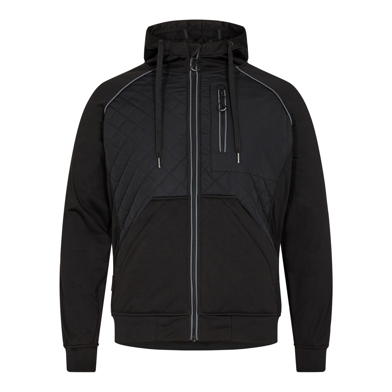 ENGEL X-treme Softshelljacke mit Kapuze in Schwarz, Größe XS