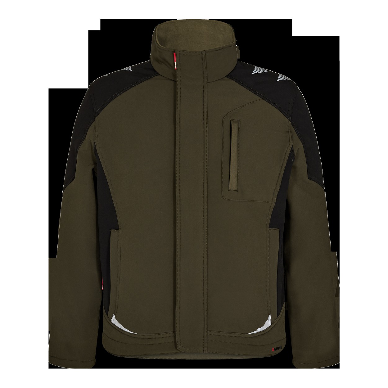 ENGEL Galaxy Softshelljacke in Forest Green/Schwarz, Größe XS