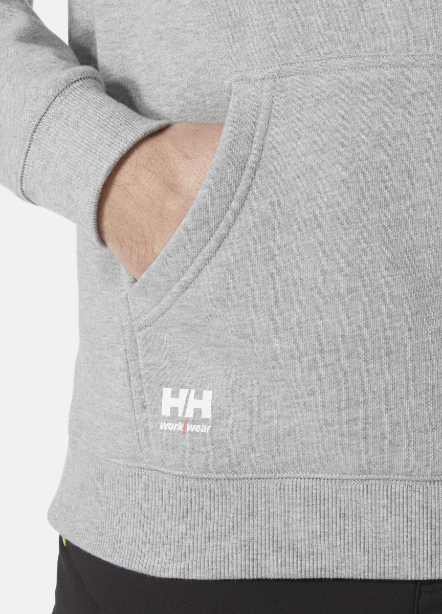 Hoodie Classic in Grey Melange, Gr. 5XL von Helly Hansen Workwear