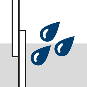 Warnschutz-Kontrast-Regenhose leuchtgelb-marine in Gr. XXL von Vizwell