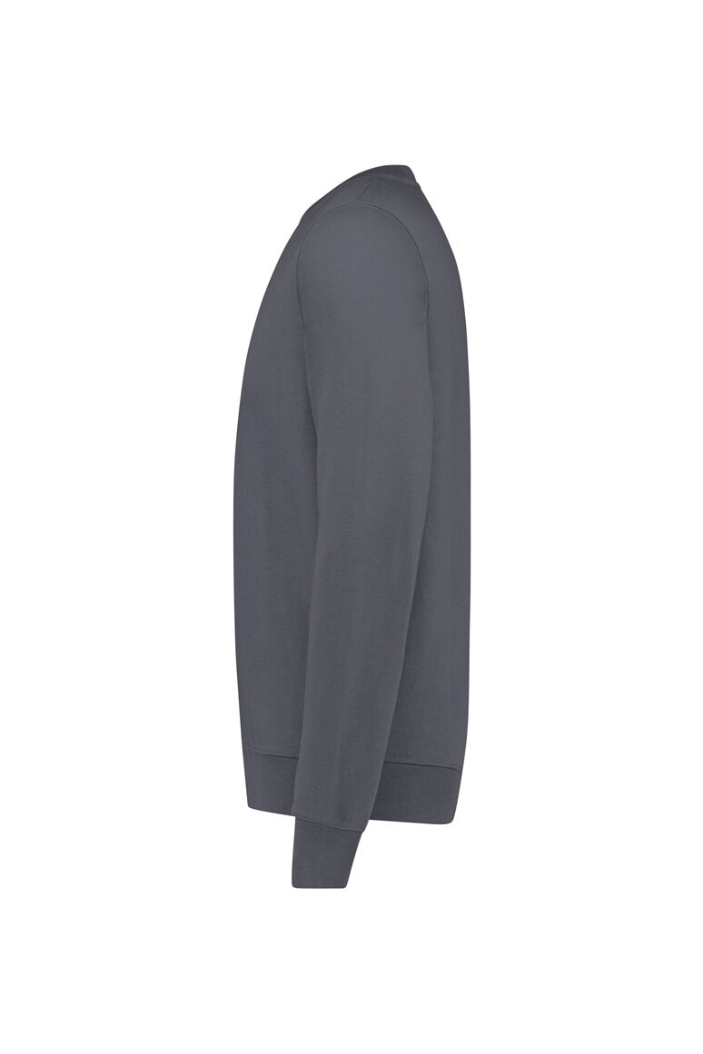 HAKRO 550 Sweatshirt MIKRALINAR® ECO in anthrazit, Größe 6XL