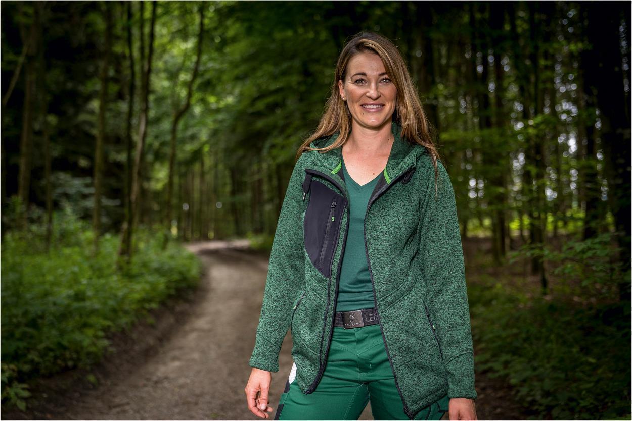 Strickjacke Casual Line Unisex Grün CASTJ, Gr. 2XL von Leibwächter