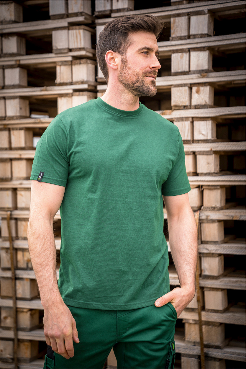 T-Shirt Rundhals "Tom" Classic Line Grün LWTR, Gr. 2XL von Leibwächter