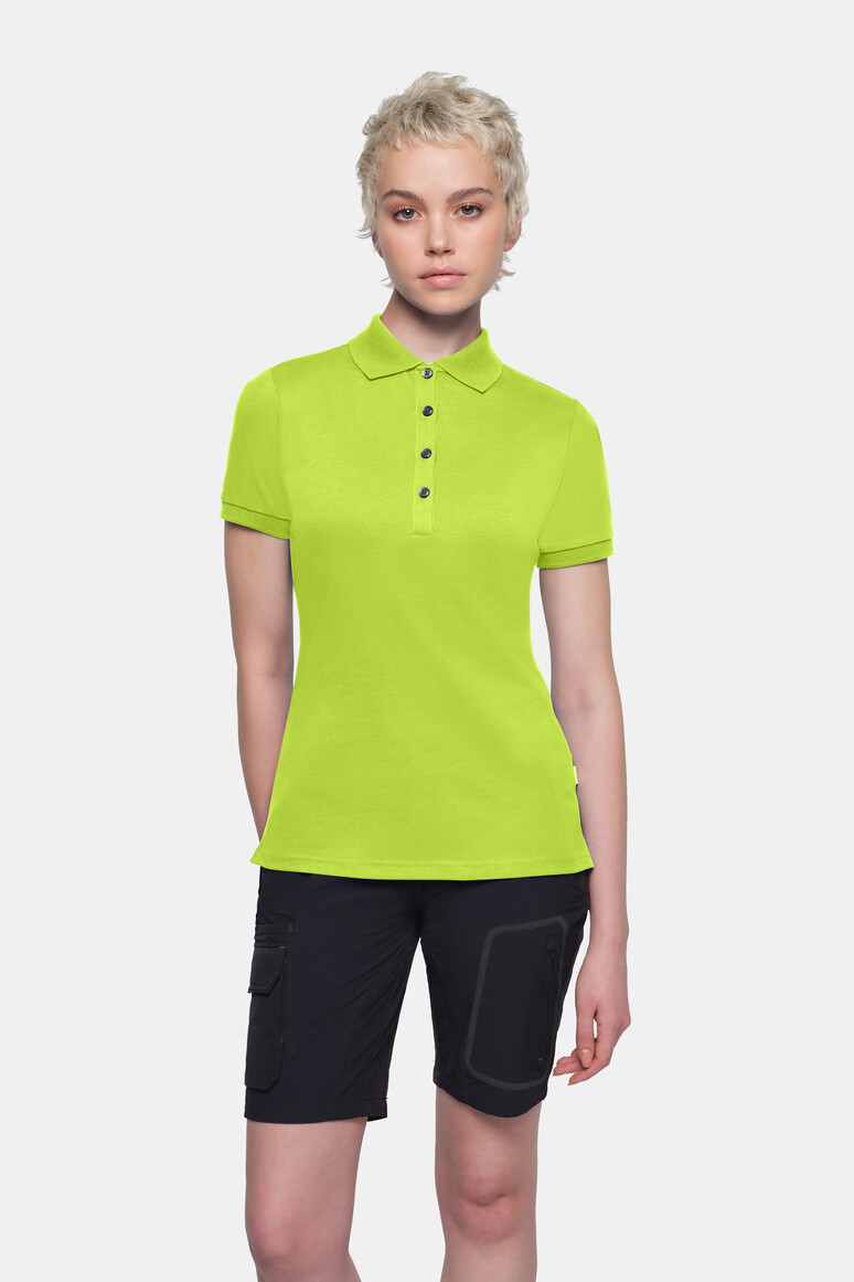 HAKRO 214 COTTON TEC® Damen Poloshirt in Kiwi, Größe XS HAKRO 214 COTTON TEC® Damen Poloshirt in Kiwi, Größe 3XL